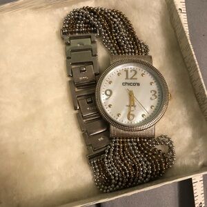 Chico’s Silver & Gold Watch